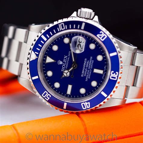 rolex 16610 seriale m|rolex 16610 blue bezel.